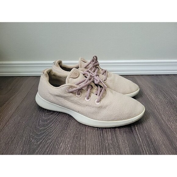 All Birds Wool Runners Natural White Cream Sole Women's Size 10 - Picture 2 of 7